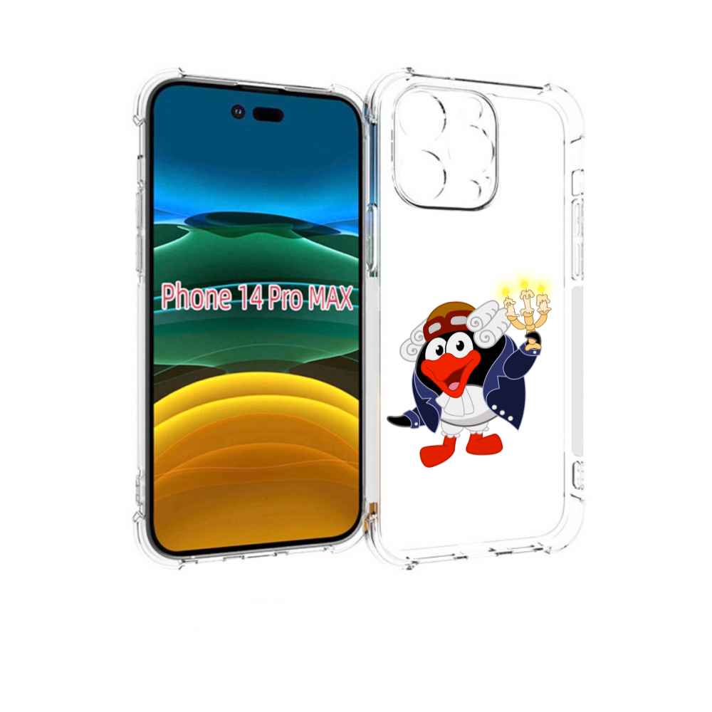

Чехол MyPads пин-графф для iPhone 14 Pro Max, Прозрачный, Tocco