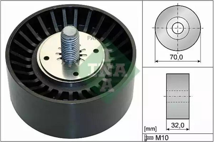 Ролик Обводной Приводного Ремня Gm/Opel Mot.2,0cdti/2,2cdti Ina 532 0735 10 Ina арт. 532 0