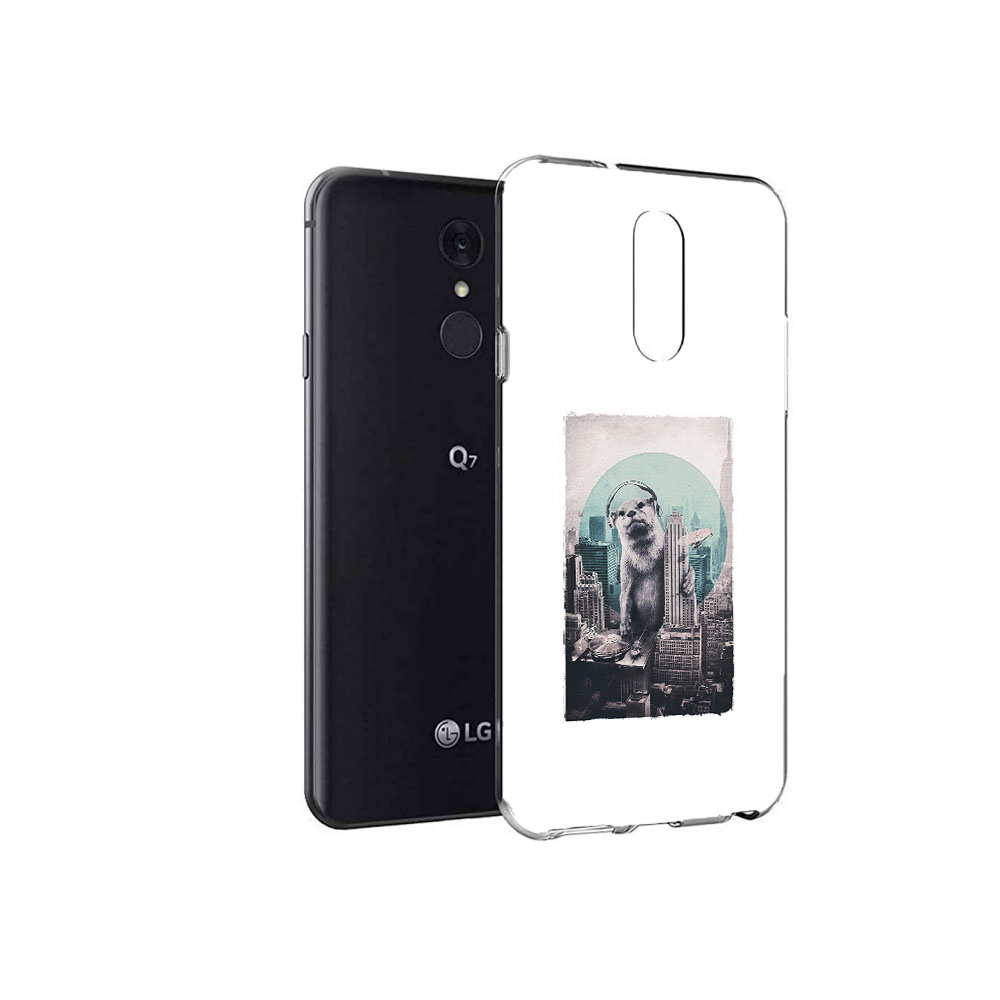 

Чехол MyPads Tocco для LG Q7 выдра в городе (PT113427.75.283), Tocco