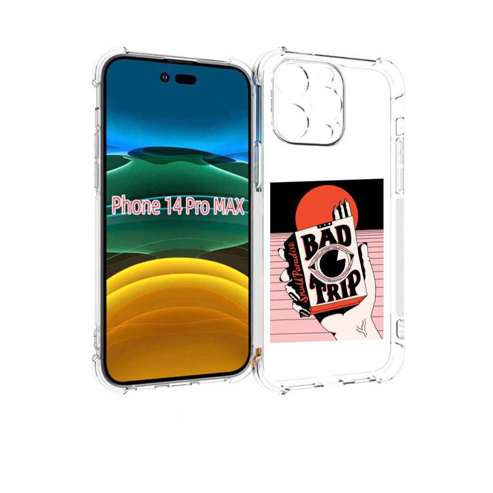 

Чехол MyPads плохая пачка для iPhone 14 Pro Max, Прозрачный, Tocco