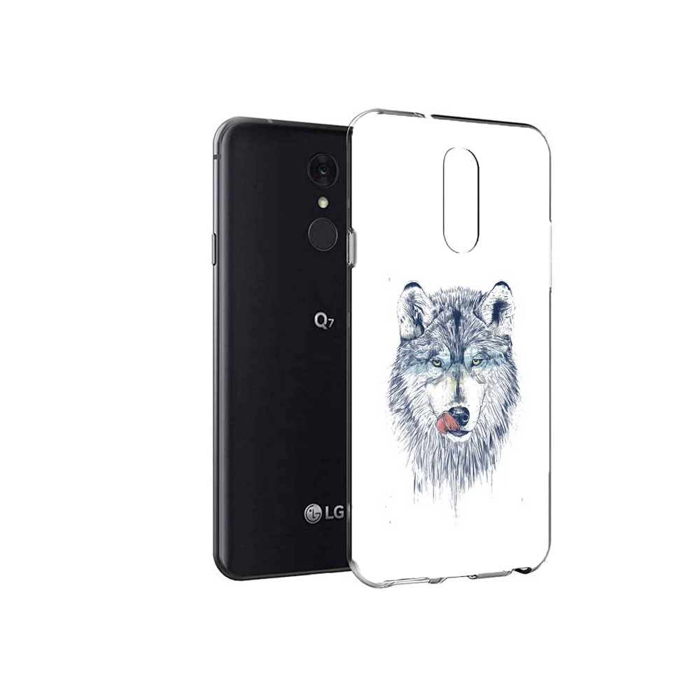 

Чехол MyPads Tocco для LG Q7 голодгый волк (PT113427.75.292), Tocco