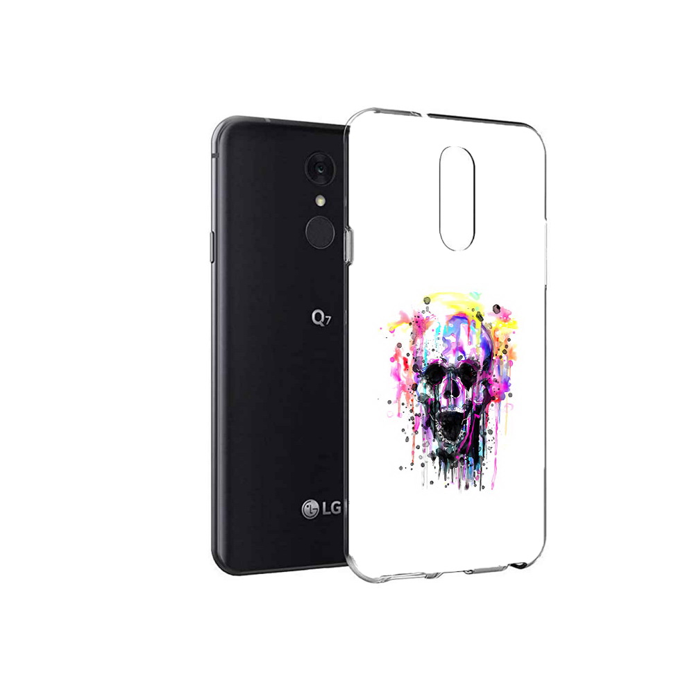 

Чехол MyPads Tocco для LG Q7 граффити череп (PT113427.75.298), Tocco