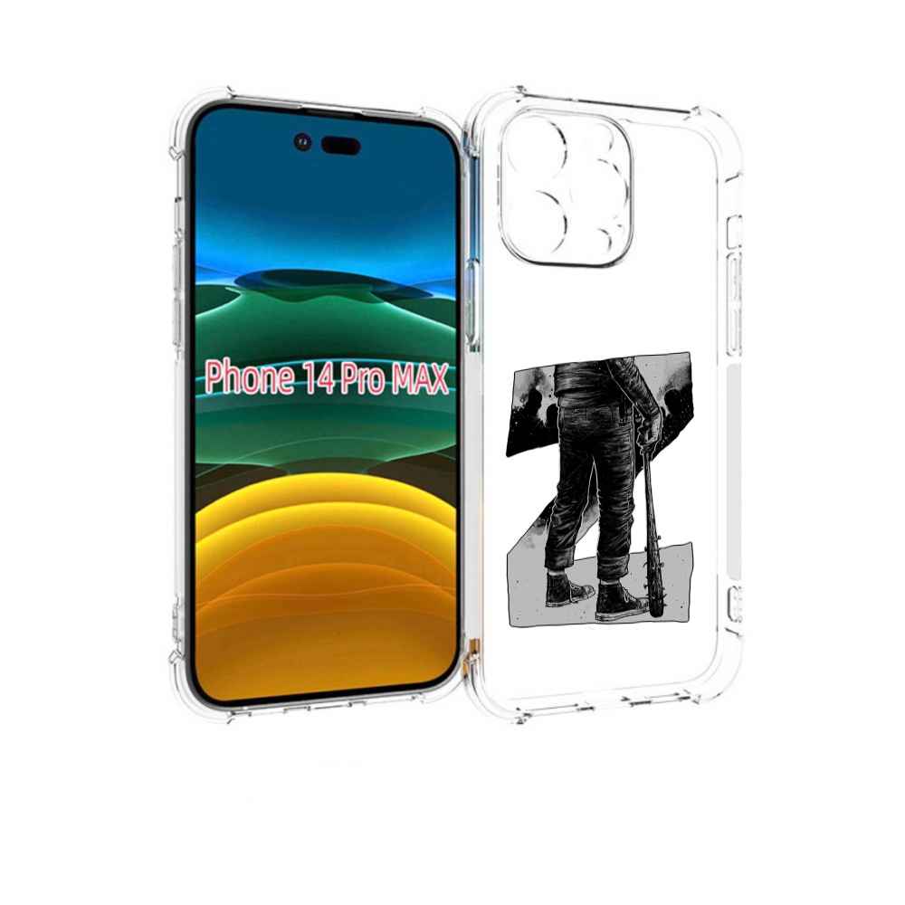 

Чехол MyPads воин черно белый для iPhone 14 Pro Max, Tocco