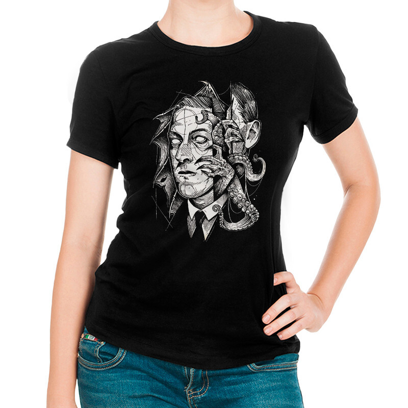 

Футболка женская Dream Shirts Говард Лавкрафт 360067111 черная L, Черный, Говард Лавкрафт 360067111