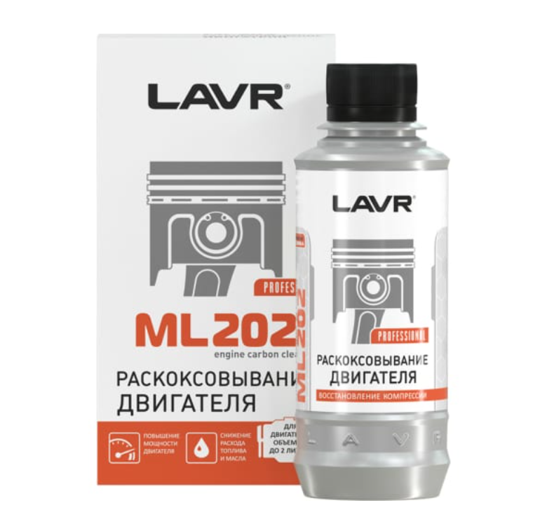 

LAVR Ln2502 Раскоксовывание двигателя ML-202 (для двигателей до 2-х литров) 185мл