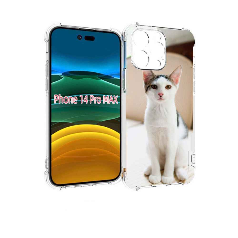 

Чехол MyPads порода кошка эгеиская для iPhone 14 Pro Max, Прозрачный, Tocco