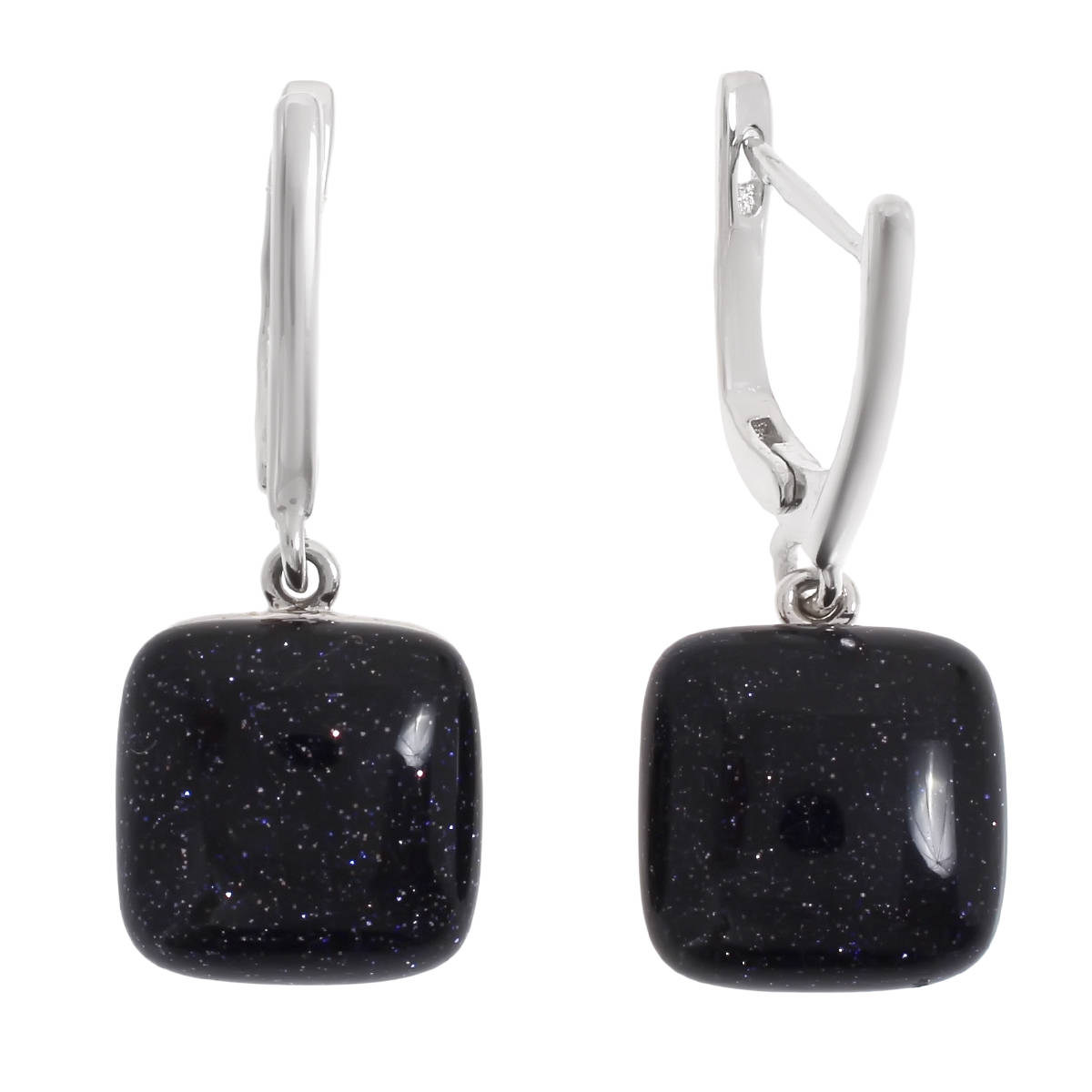 

Серьги женские из серебра Balex Jewellery 2436930112, авантюрин, 2436930112