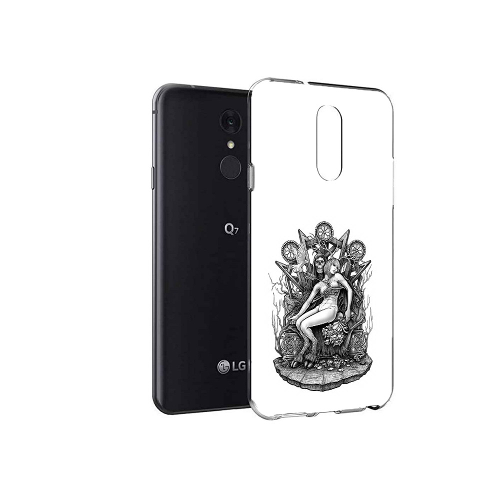 

Чехол MyPads Tocco для LG Q7 девушка на троне (PT113427.75.309), Tocco