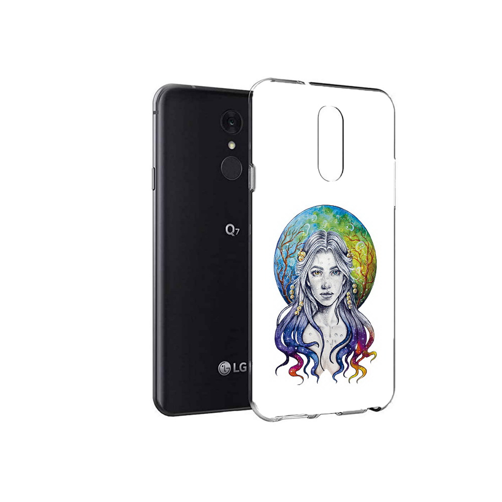 

Чехол MyPads Tocco для LG Q7 девушка с красивыми волосами (PT113427.75.313), Tocco