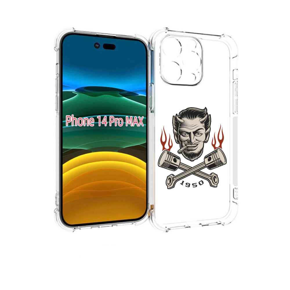 

Чехол MyPads ни-горят для iPhone 14 Pro Max, Прозрачный, Tocco