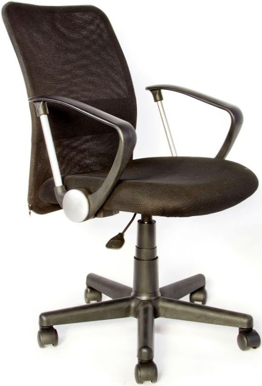 Компьютерное кресло Евростиль Комфорт Арфа LT ткань-сетка черная