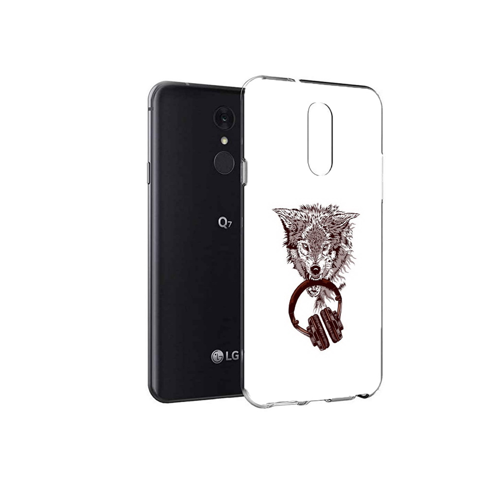 

Чехол MyPads Tocco для LG Q7 дикий волк (PT113427.75.325), Tocco