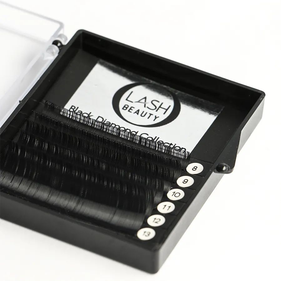 

Ресницы O-Lash Beauty Diamond на ленте 6L микс D+, 0,07, длина 8-13 мм, Черный