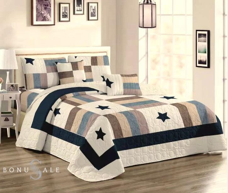 фото Покрывало tango с наволочками из полиэстера tango pw444-78 patchwork 230х250