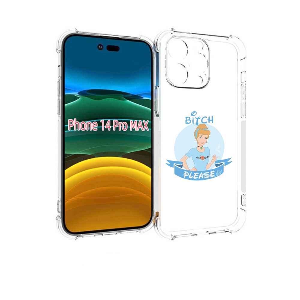 

Чехол MyPads принцесса-эльза женский для iPhone 14 Pro Max, Прозрачный, Tocco