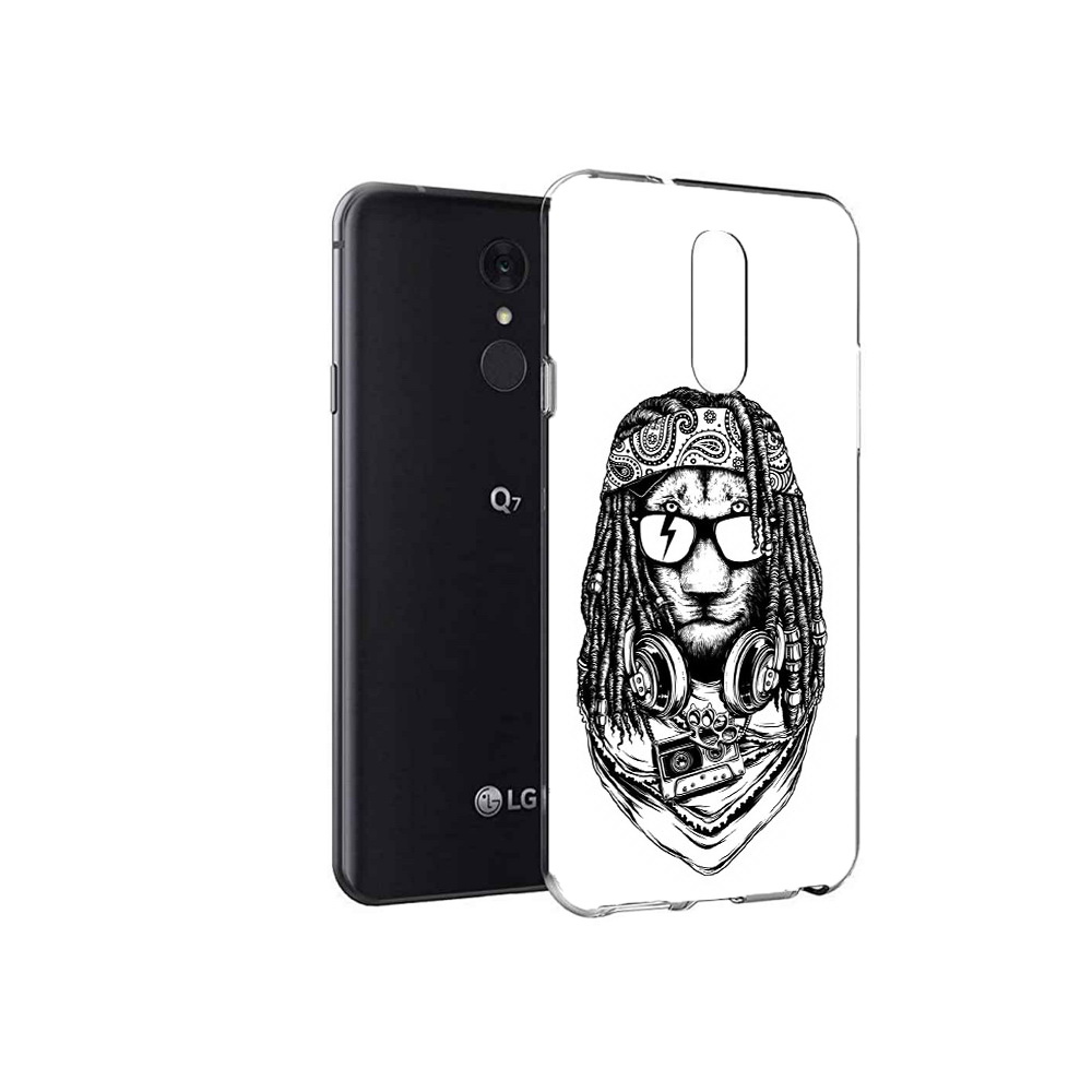 

Чехол MyPads Tocco для LG Q7 дреды льва (PT113427.75.338), Tocco