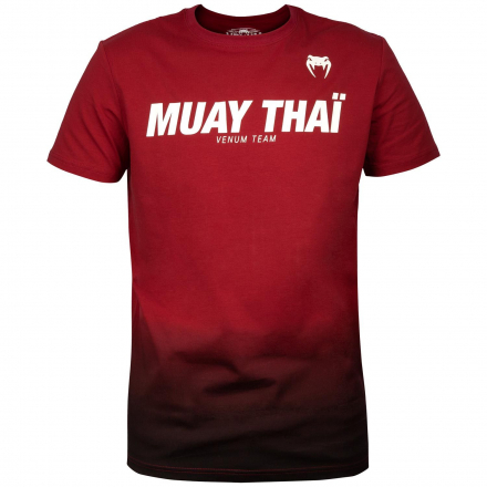 фото Футболка venum sport classic muay thai red wine/black, xl int