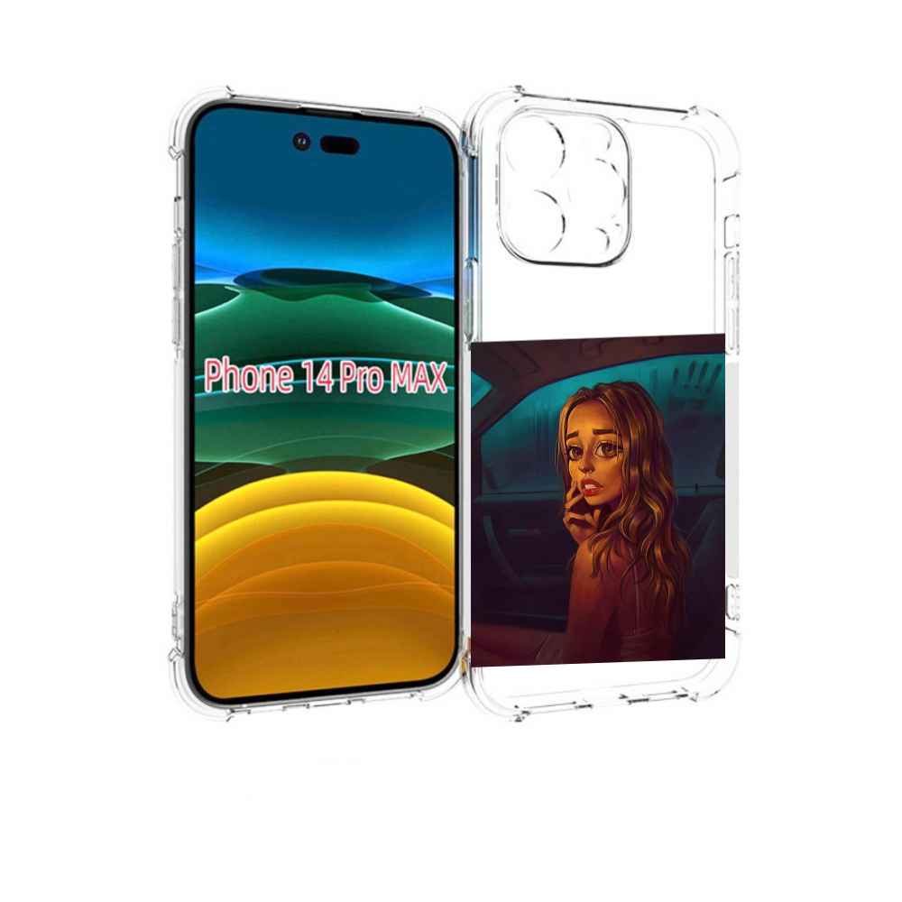 

Чехол MyPads пуп-невесты женский для iPhone 14 Pro Max, Прозрачный, Tocco