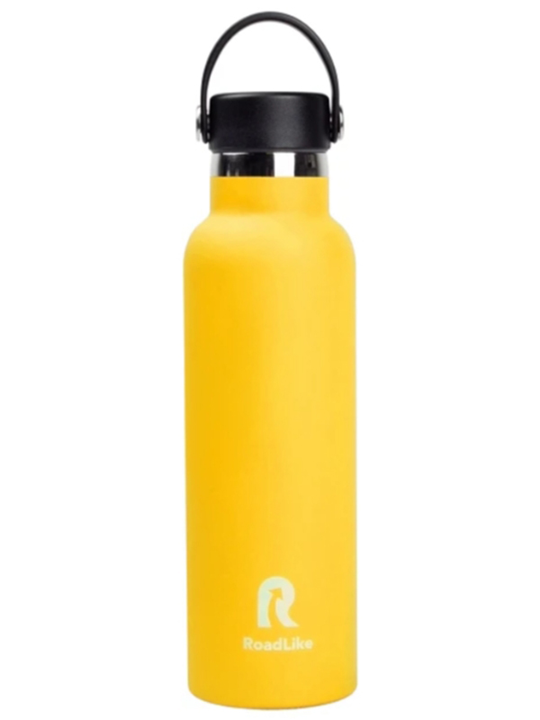 Термос Roadlike Flask 600мл yellow 368230