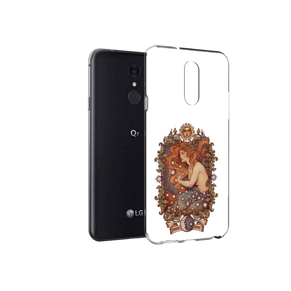

Чехол MyPads Tocco для LG Q7 звездная девушка абстракция (PT113427.75.351), Tocco