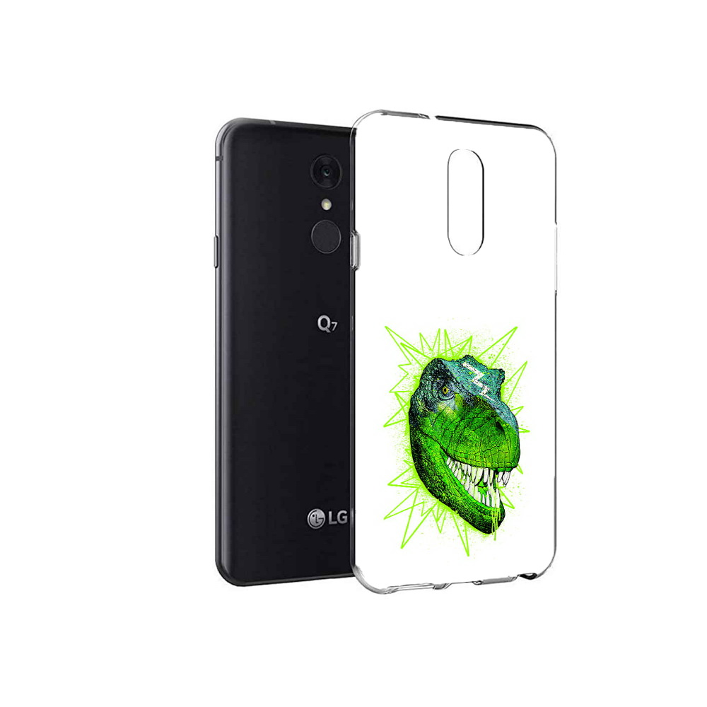 

Чехол MyPads Tocco для LG Q7 зеленый динозавр (PT113427.75.358), Tocco