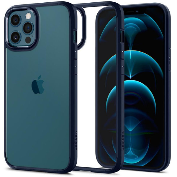 фото Чехол spigen ultra hybrid для iphone 12 pro max acs02248 (navy blue)