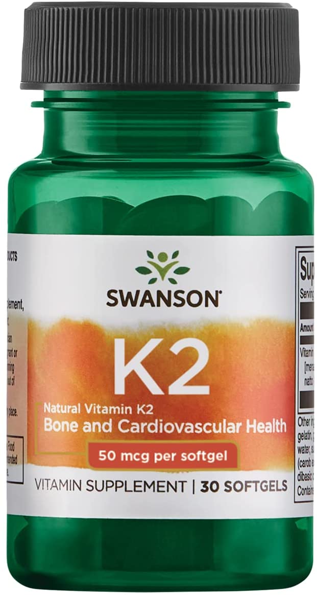 Витамин K2 SWANSON Natural Vitamin K2 MK-7 софтгели 50 мкг 30 шт.  - купить