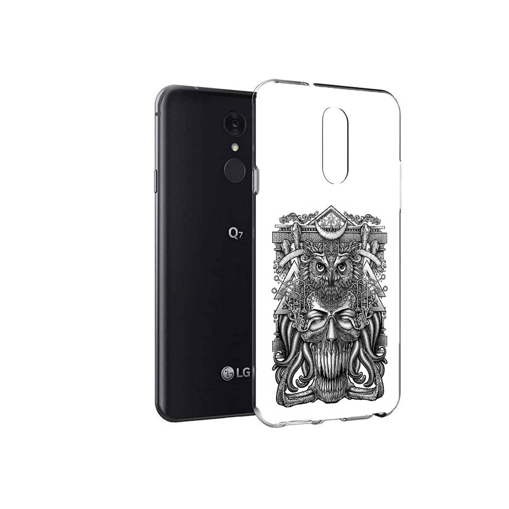 

Чехол MyPads Tocco для LG Q7 зубастая сова (PT113427.75.369), Tocco