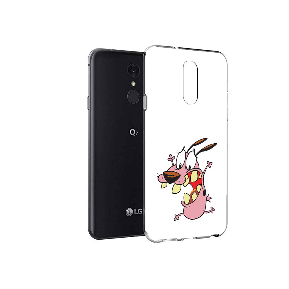 

Чехол MyPads Tocco для LG Q7 зубастый бобик (PT113427.75.371), Tocco