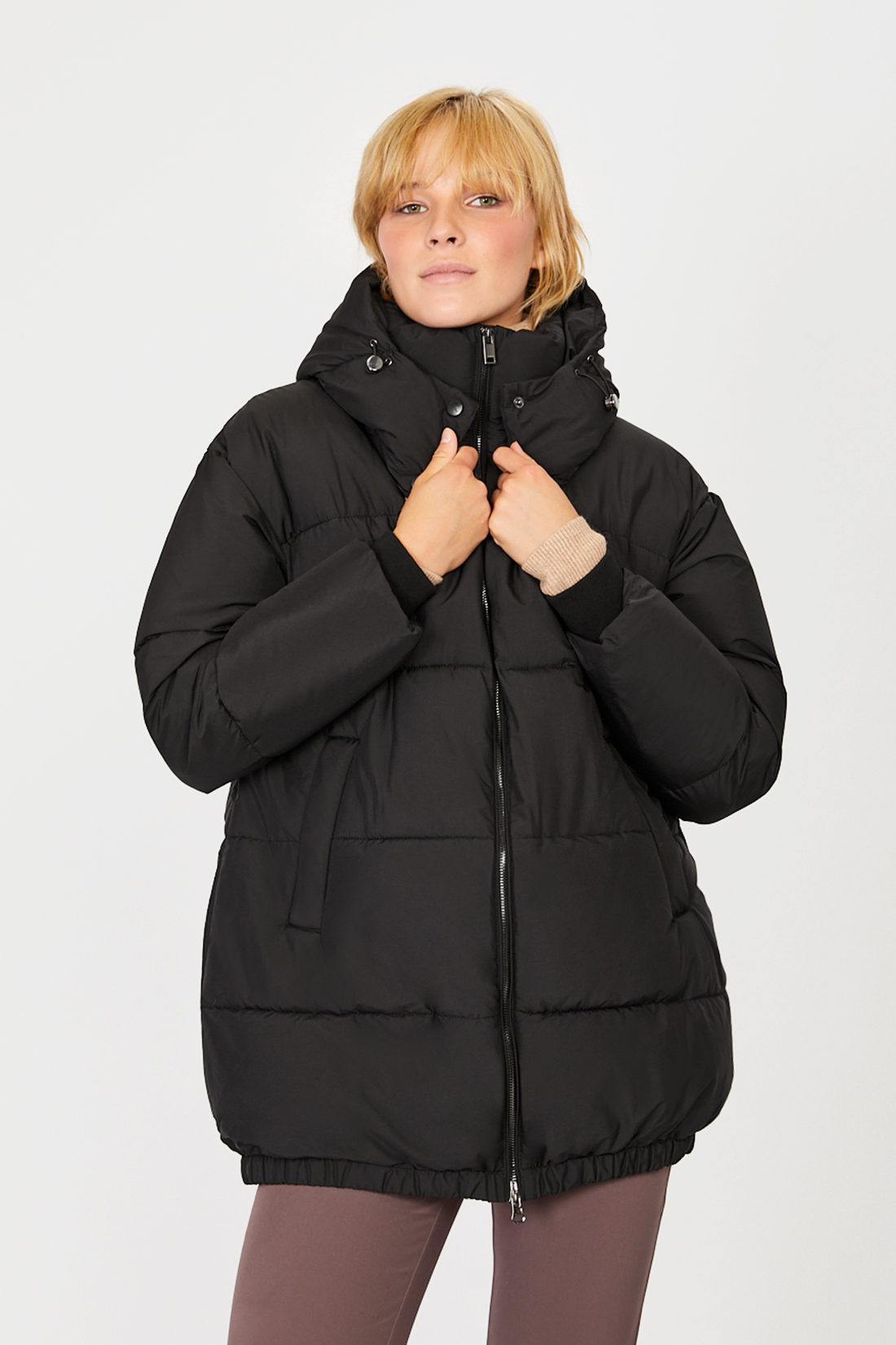 

Куртка женская Baon B041512 черная 3XL, B041512
