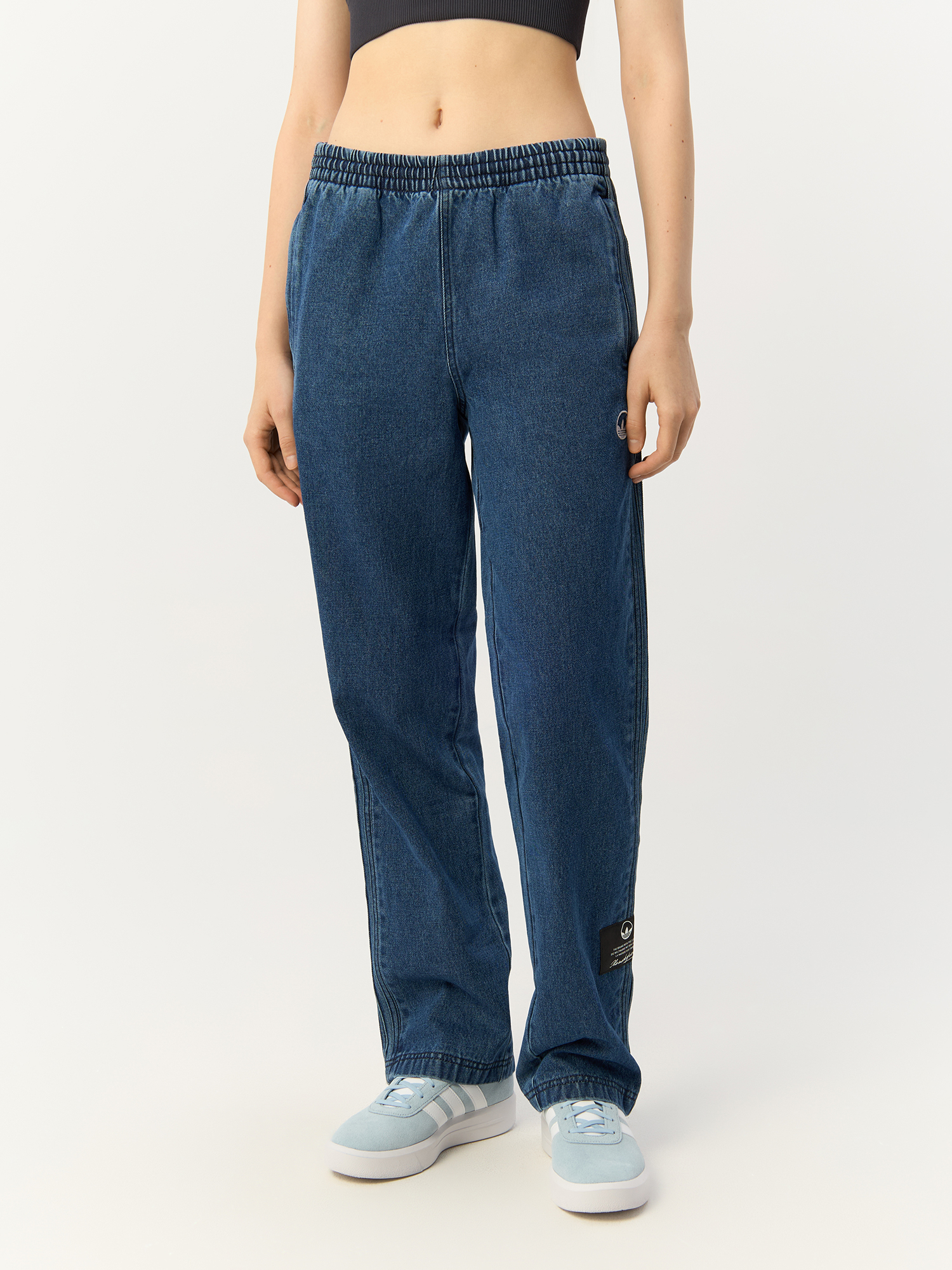 

Джинсы женские Adidas Originals Mid Waist Denim Pants HL9058 синие 36 EU, Синий, Mid Waist Denim Pants