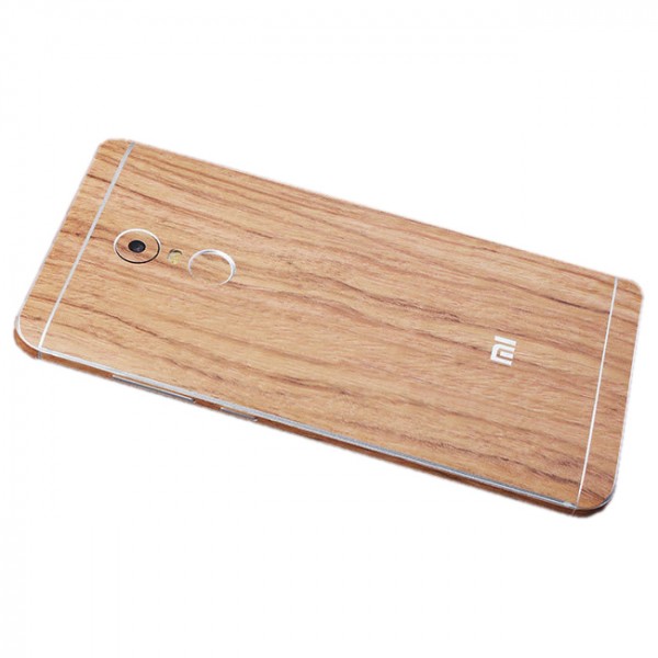 

Виниловая наклейка на обе стороны c текстурой дерева для Xiaomi Redmi Note 4 (MTK)