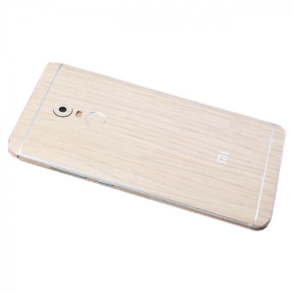 

Виниловая наклейка на обе стороны c текстурой дерева для Xiaomi Redmi Note 4 (MTK)