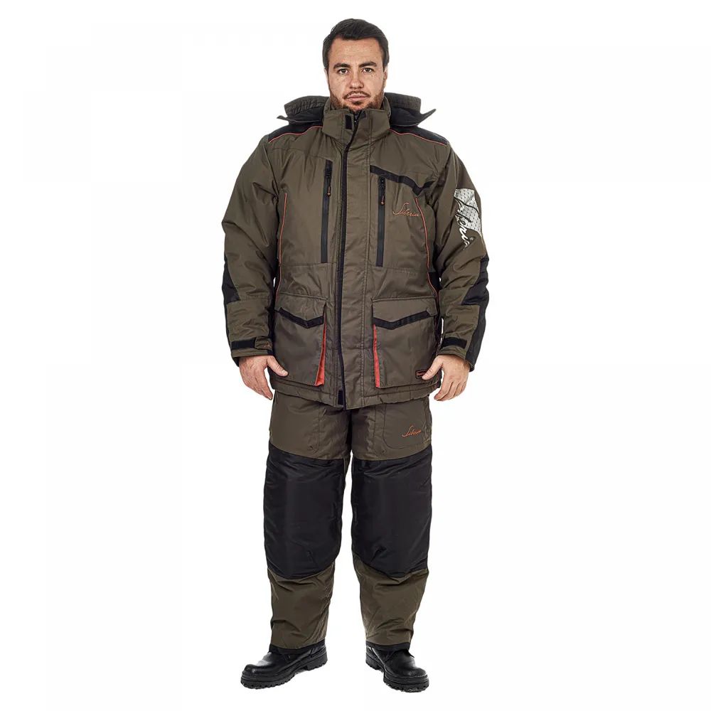 

Костюм зимний Siberia ткань Breathable HUNTSMAN Хаки/черный, 48-50, рост 170-176