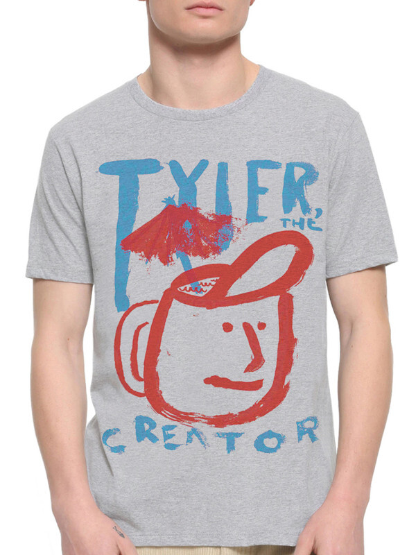 

Футболка мужская Dream Shirts Tyler The Creator серая 3XL, Tyler The Creator