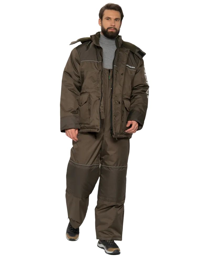 

Костюм зимний Полюс ткань Cell HUNTSMAN Хаки, 52-54, рост 182-188