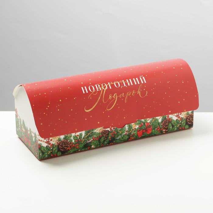 

Коробка под кекс «Подарок», 9 х 9 х 24,5 см(5 шт.), Разноцветный
