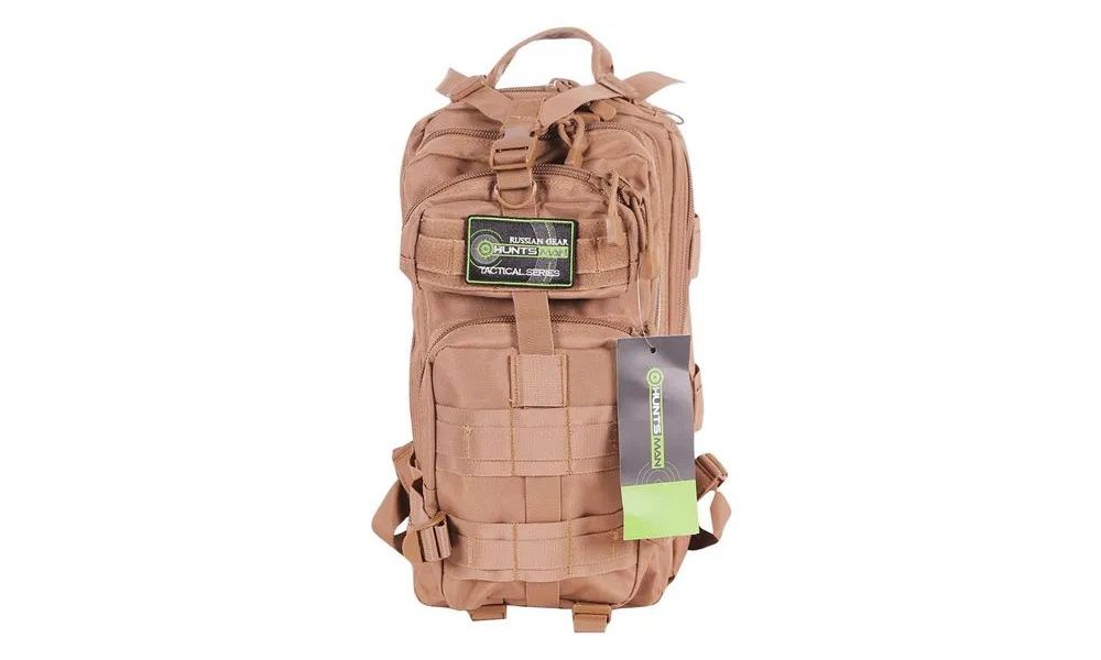 

Рюкзак тактический RU 043-1 ткань Оксфорд 40 л HUNTSMAN Бежевый,, RU 043-1