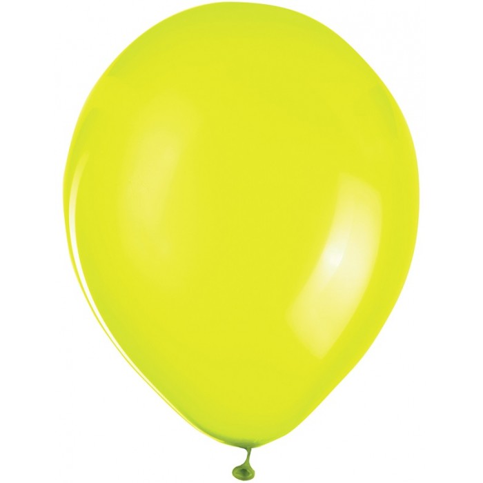 фото Шары воздушные zippy, 25 см, 50 штук, неоновые желтые