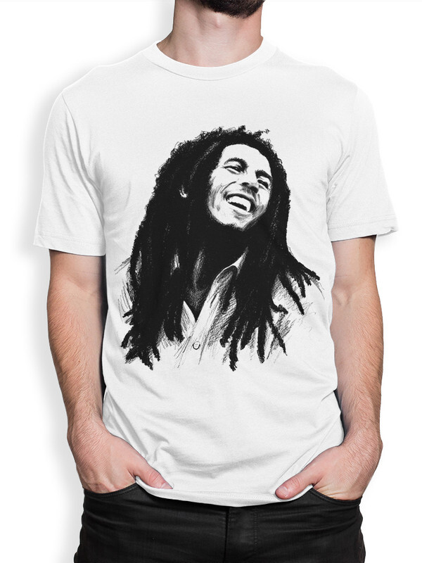 фото Футболка мужская dream shirts боб марли - bob marley белая 3xl dreamshirts