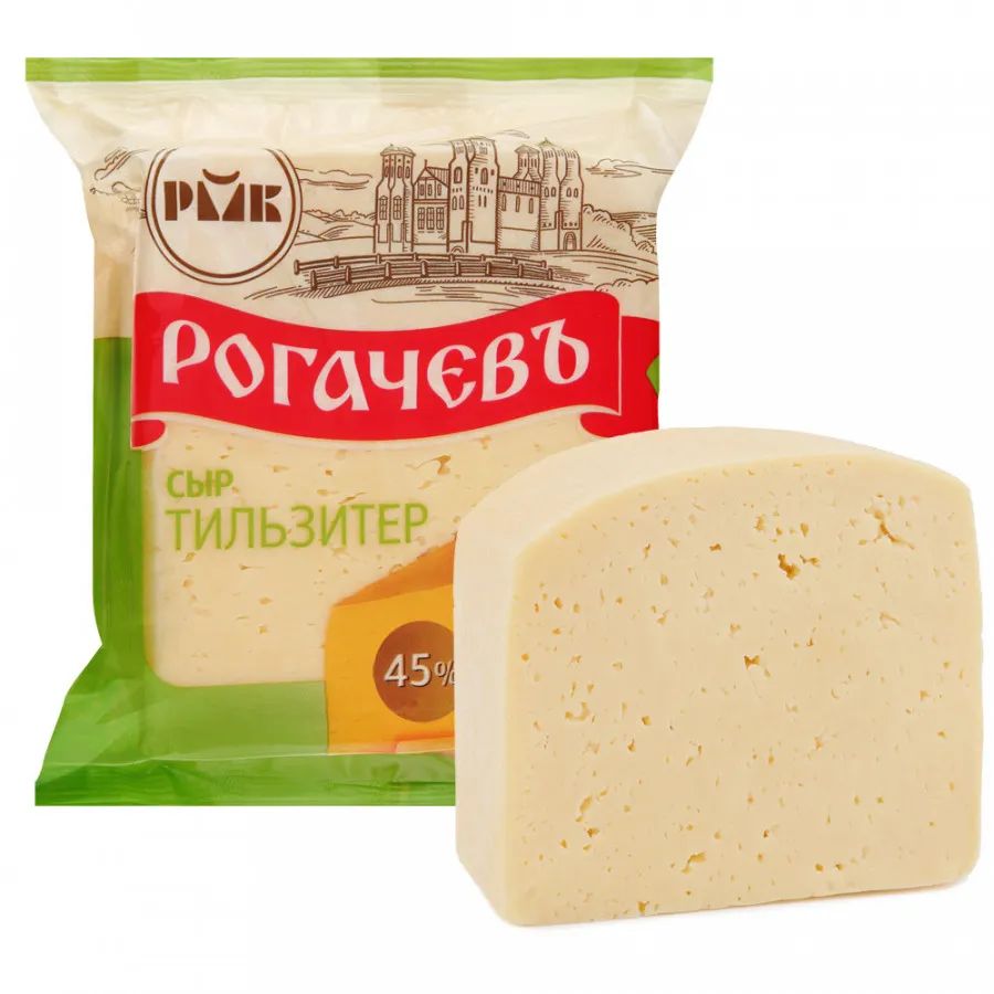 Сыр Тильзитер 45% кг Рогачев