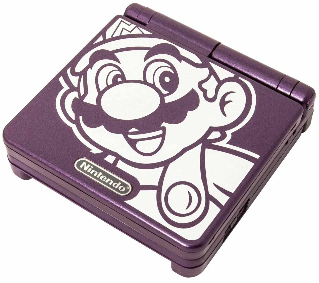 фото Портативная игровая приставка nintendo game boy advance sp mario (фиолетовый) оригинал