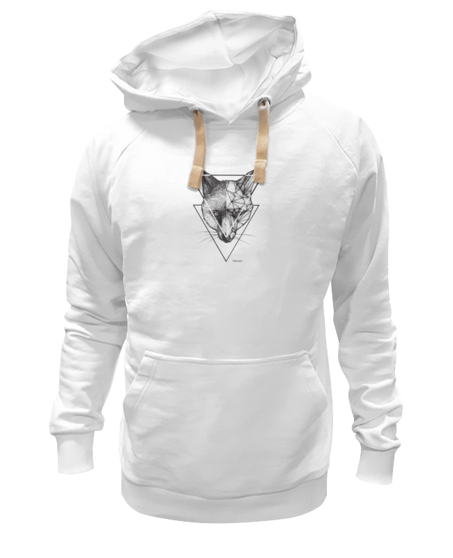 

Худи Printio Графичная лиса белое 2XL, Белый, Графичная лиса