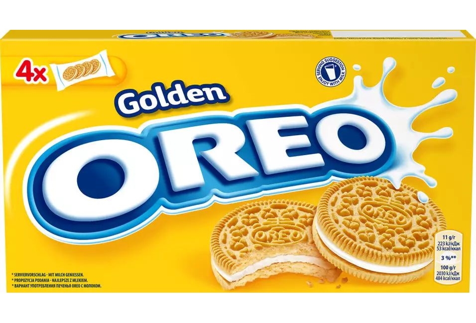 фото Печенье oreo golden с ванильным вкусом 176 г