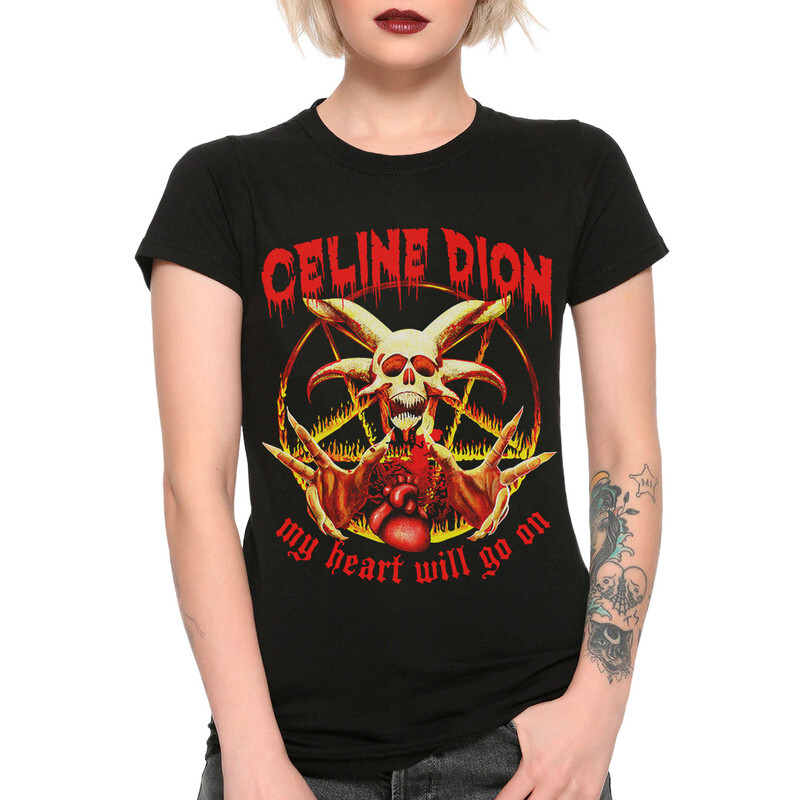 

Футболка женская Dream Shirts Celine Dion - My Heart Will Go On 360068111 черная 3XL, Celine Dion - My Heart Will Go On 360068111