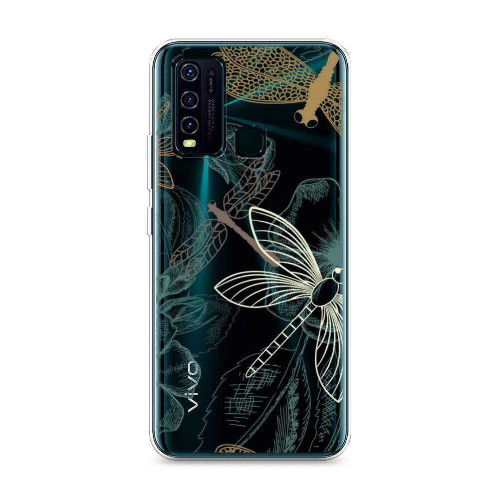 Чехол Awog  на Vivo Y30 Тени стрекоз