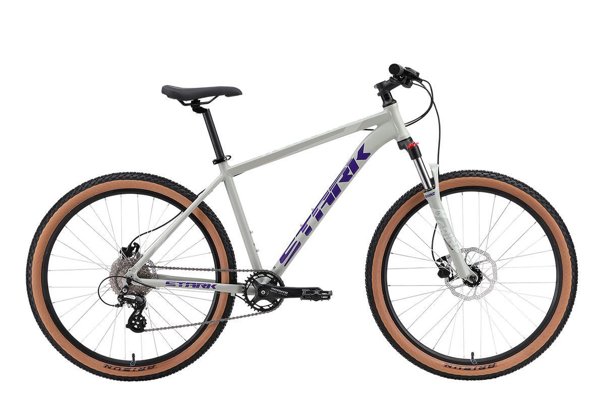 Велосипед Stark Hunter 27.3 HD серый/фиолетовый 18