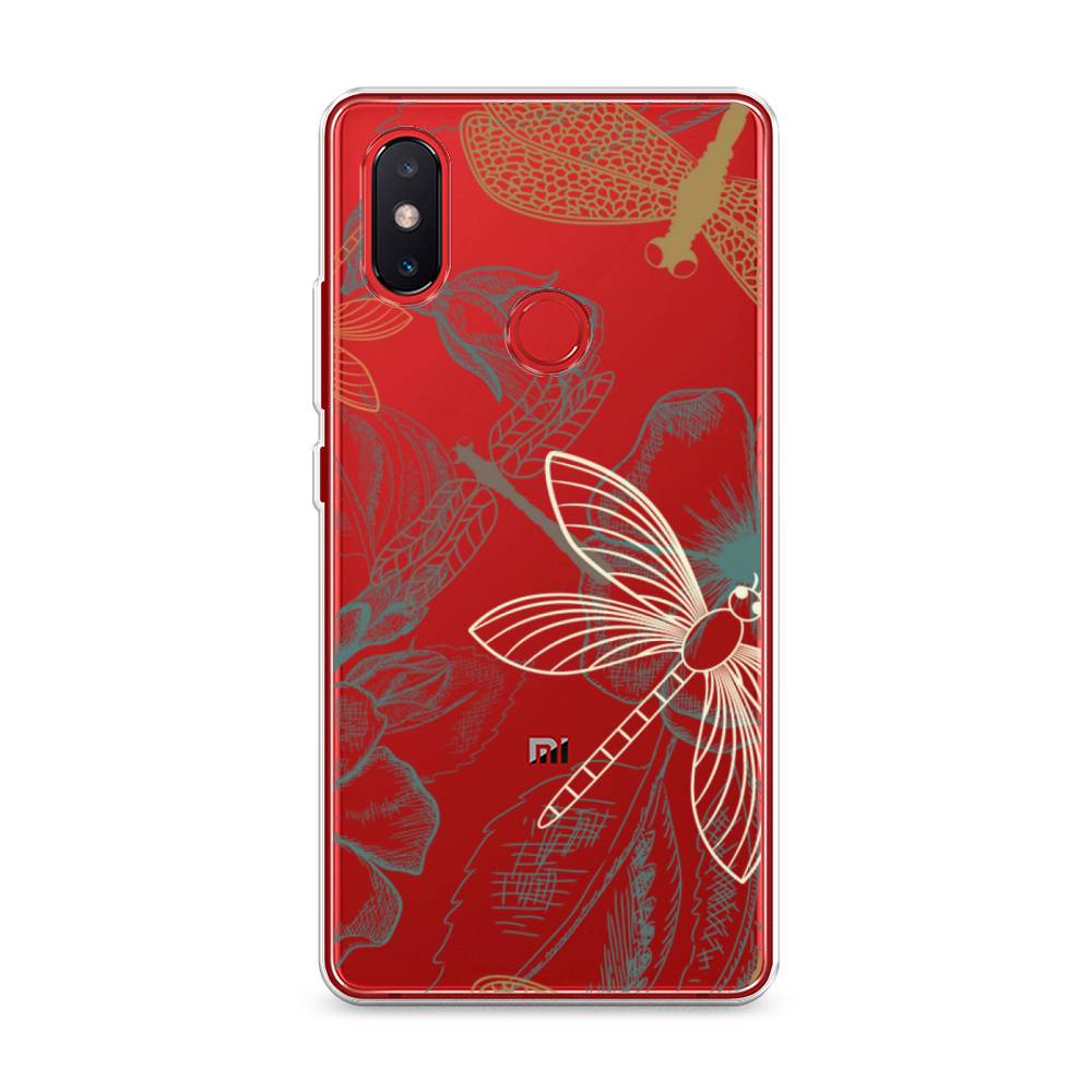 

Чехол Awog на Xiaomi Mi 8 SE "Тени стрекоз", Разноцветный, 33750-8