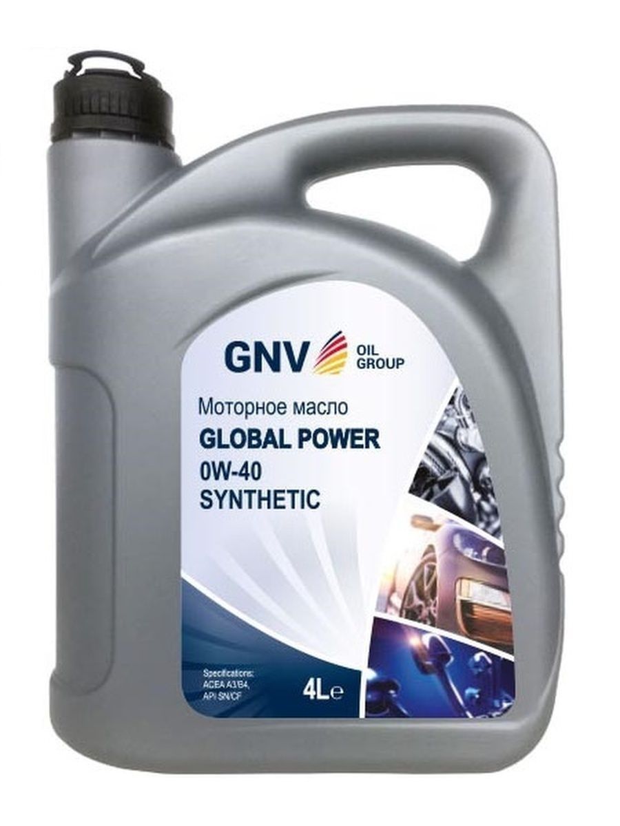 Моторное масло GNV GLOBAL POWER 0W40 Synthetic 4л