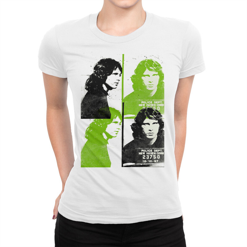 

Футболка женская Dream Shirts The Doors - Джим Моррисон 360070111 белая M, The Doors - Джим Моррисон 360070111
